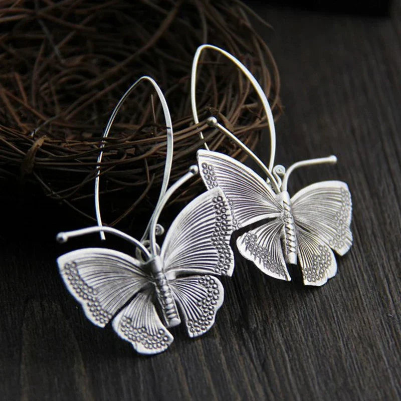 Whispering Elegance Butterfly Earrings