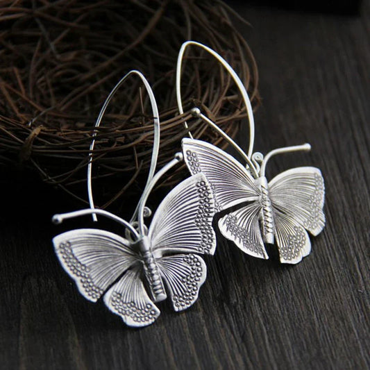 Whispering Elegance Butterfly Earrings
