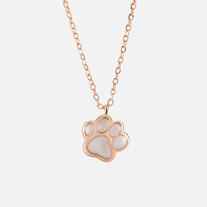 MALIA – Elegant Necklace with Sweet Paw Pendant Made of High-Quality Sterling Silver