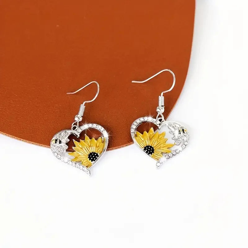 Whimsical Blossom Dangle Earrings