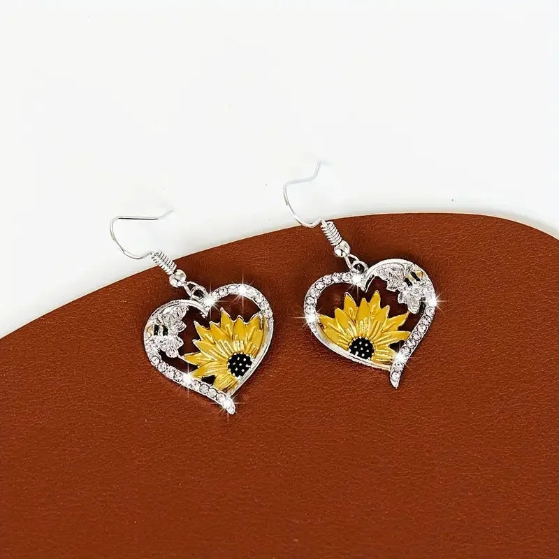 Whimsical Blossom Dangle Earrings