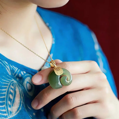 Tranquil Elephant Pendant Necklace