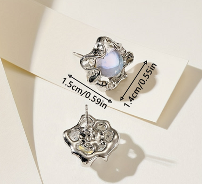 Annette Moon Stone-  Earrings
