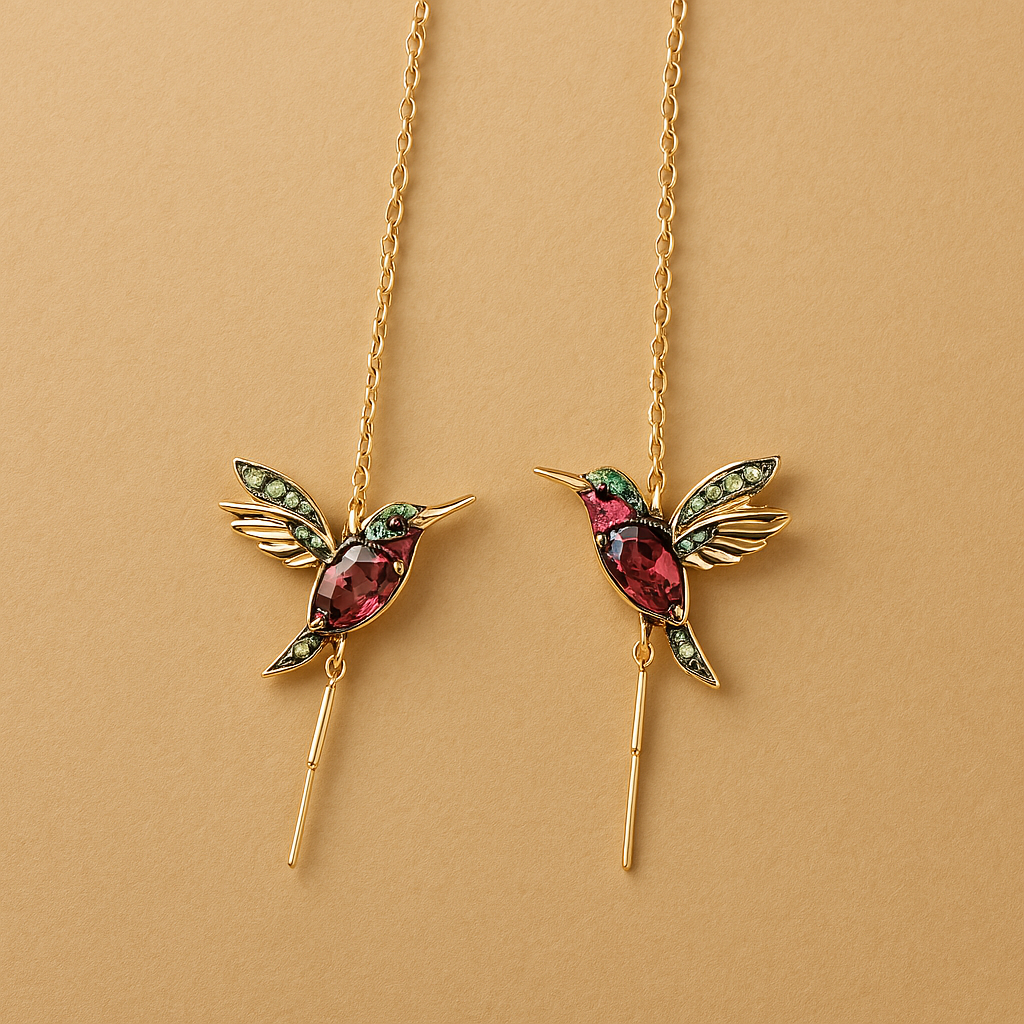 Hummingbird Elegance Earrings