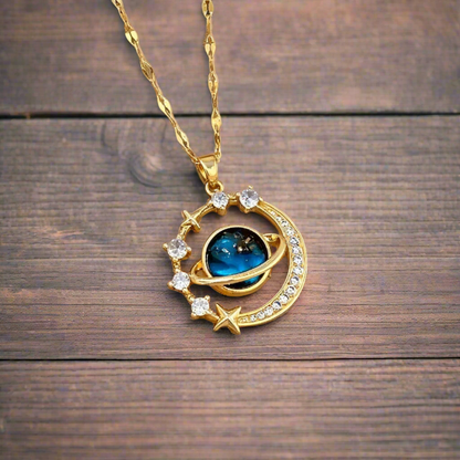 Starry Planet Necklace