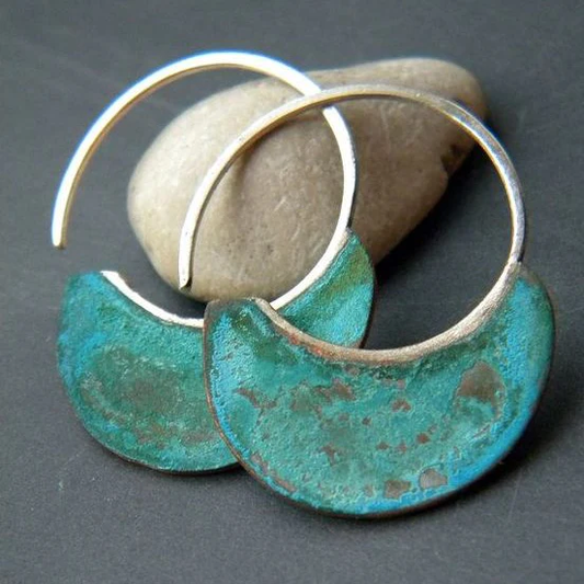 Vintage Slitna Turquoise Earrings