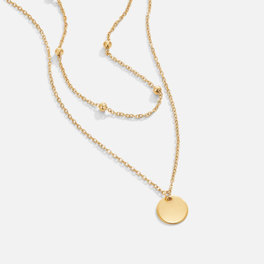 Lager Disk Necklace