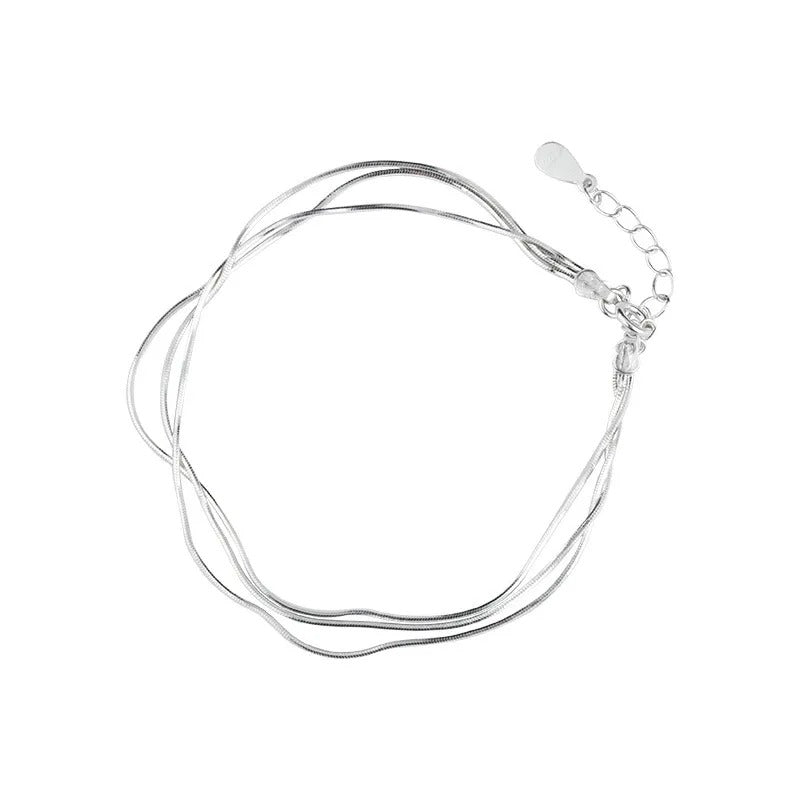 Thin and Elegant Silver Bracelet