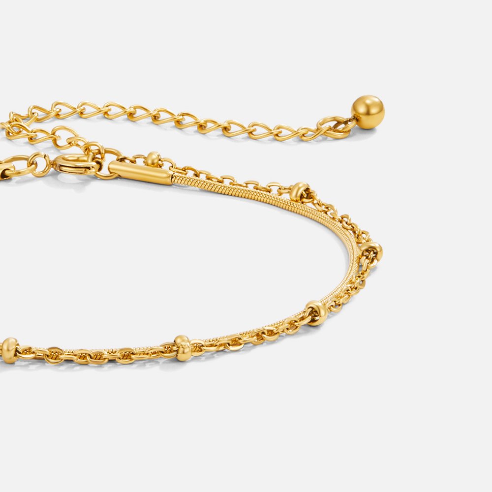 Pia Gold Lager Bracelet