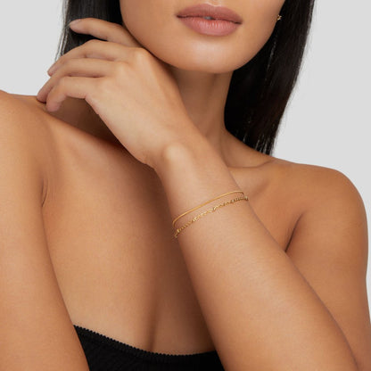 Pia Gold Lager Bracelet