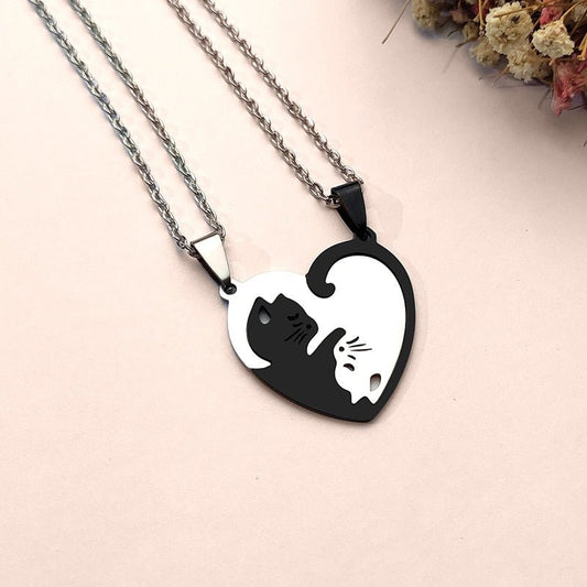 Whimsical Harmony Cat Necklace